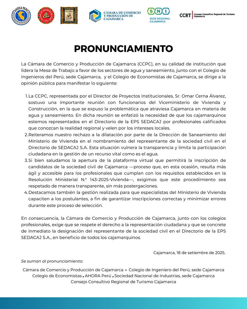 Pronunciamiento